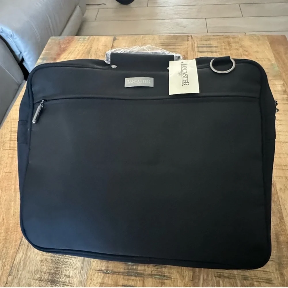 NWT Lancaster Italy Document Laptop Holder Business Large Briefcase Bag
